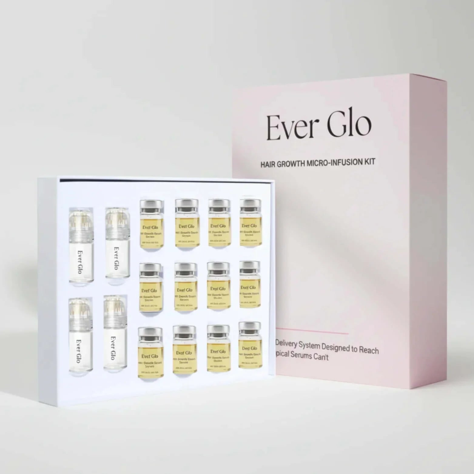 6 Month Supply - 4 Device | 12 Serums (5 ml) - Ever Glo Hair Regrowth Micro-Infusion System (Copy)
